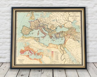 Roman Empire Map Printable - Etsy