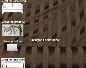 Chocolate/Dark Brown Home Decor Fabric | Design Dahlia | Upholstery Fabric | Drapery Fabric | Pillow Fabric | Tablecloth Fabric