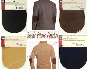 Dritz Suede Cowhide Elbow Patches