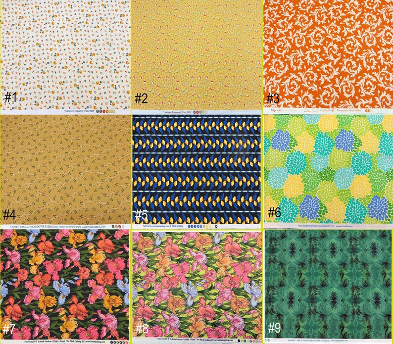 Floral Quilting Cotton by the yard Etsy