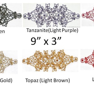 Brilliant Rhinestone Appliques Flat Back