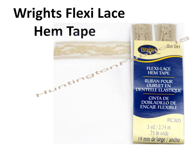 Wrights Lace Hem Tape PC305 3/4 Flexilace Hem Tape Etsy New Zealand