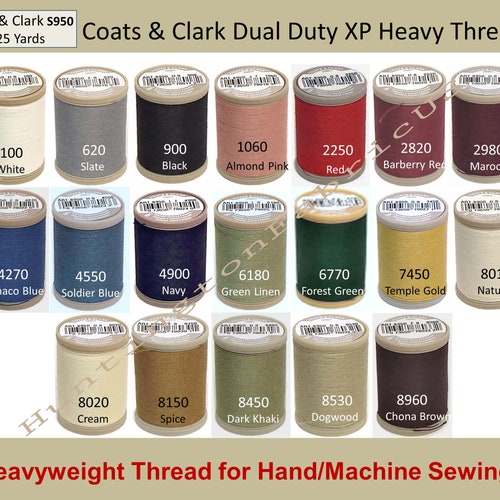 COATS & CLARK S950 Dual Duty Xp Heavy Thread Etsy