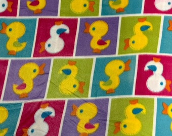 Felpa de patos felices de colores / cortada a medida