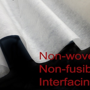 Interfacing by the yard, Fast Shipping image 1