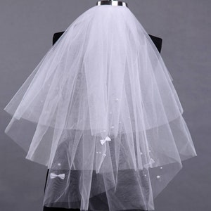 Bridal Veil Fabric | Bridal Illusion Tulle | 108" Wide Bridal Tulle by the yard image 2