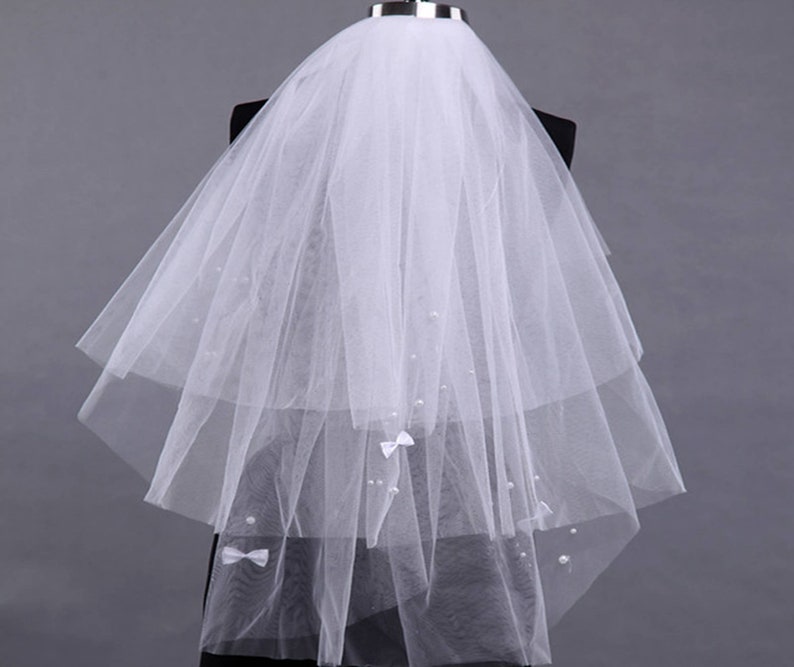 Bridal Veil Fabric | Bridal Illusion Tulle | 108" Wide Bridal Tulle by the yard image 2