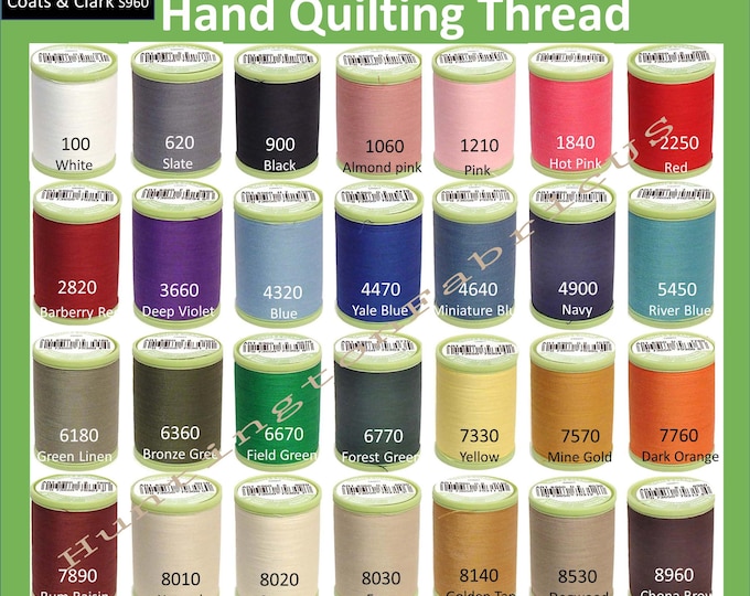 Hand Quilting Thread Coats & Clark S960 - Etsy
