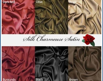 Silk Satin by the yard