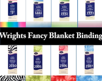 Wrights Fancy Blanket Bindings | PC798 | Satin Blanket Bindings | All Wright's Current Prints, All In Stock, Ready for Quick Shipping