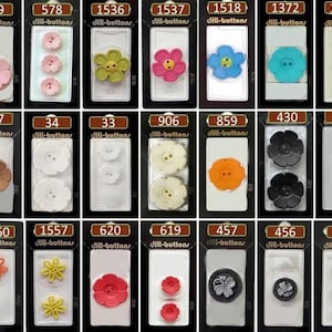 Dill Flower Buttons | Dill Craft Buttons