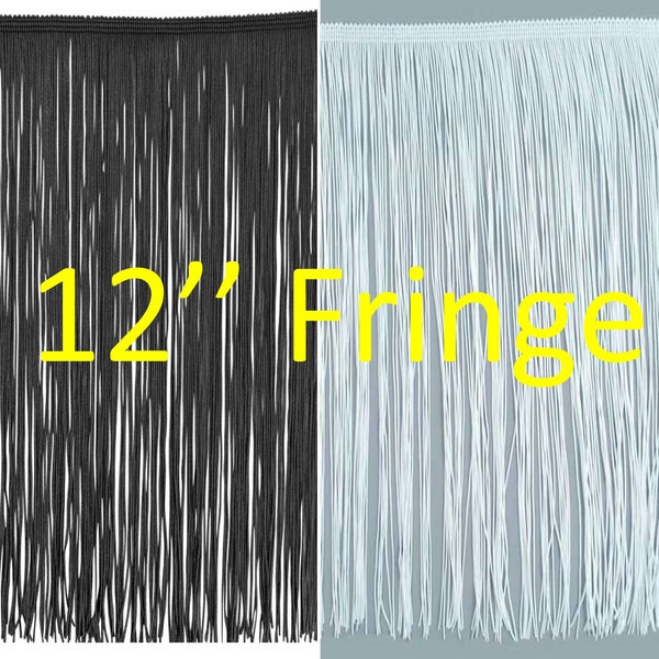 12" Wide Fringe by the yard