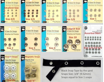 Dritz Sew-on Nickel Snaps