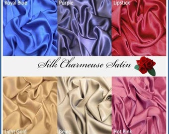 Silk Satin by the yard