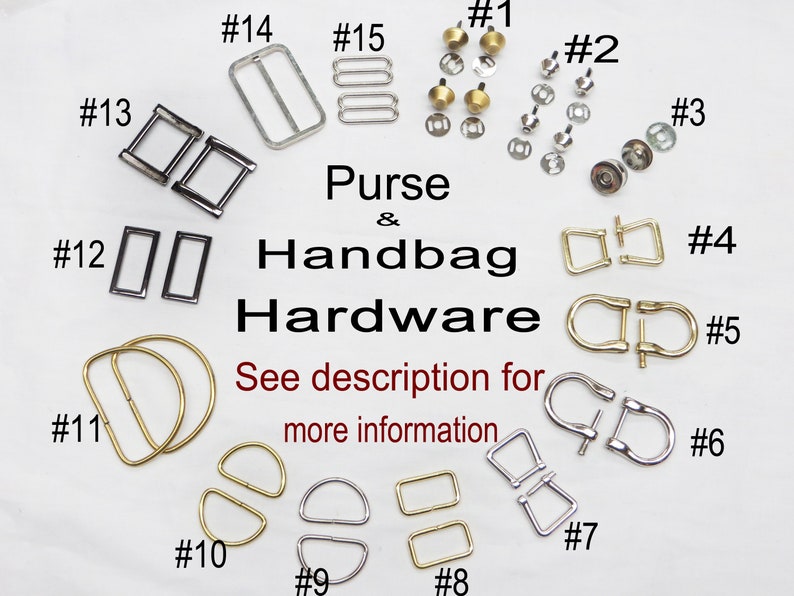 Purse Hardware Handbag Hardware Handbag Accessories Etsy
