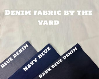 Premium Denim Fabrics - By the yard
