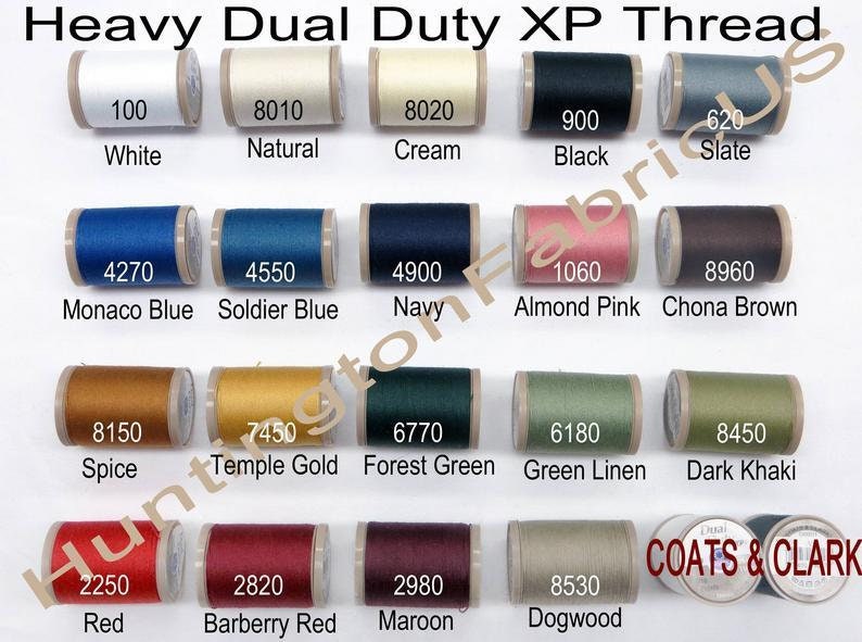 COATS & CLARK S950 | Dual Duty Xp Heavy Thread - Etsy COATS & CLARK S950 | Dual Duty Xp Heavy Thread - Etsy