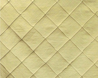 Beautiful Light Lime Pintuck Design Fabric by the yard