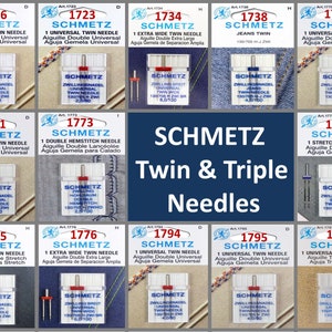 Schmetz Needles | Twin Needles | Triple Needle