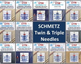 Schmetz Needles | Twin Needles | Triple Needle