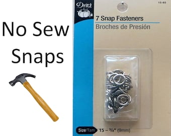 No Sew Snap Fastener