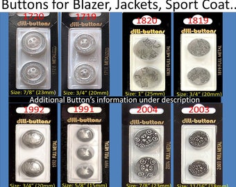 Metal Buttons Scattered Bubbles Gray Slver Metal Shank - Etsy