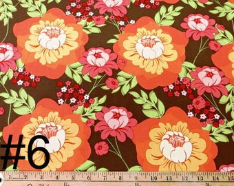 Michael Miller Floral Fabric by the yard (STK #6)