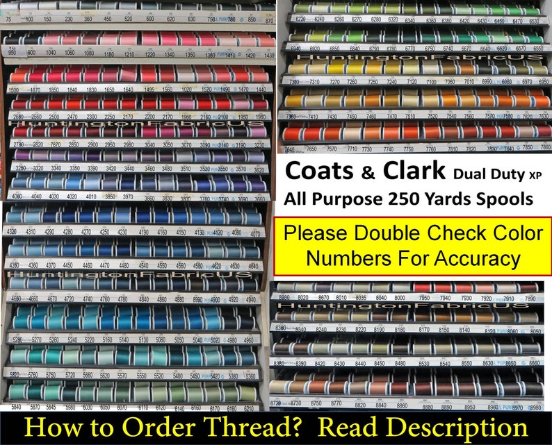 Coats & Clark S910 Dual Duty xp All Purpose Thread image 1