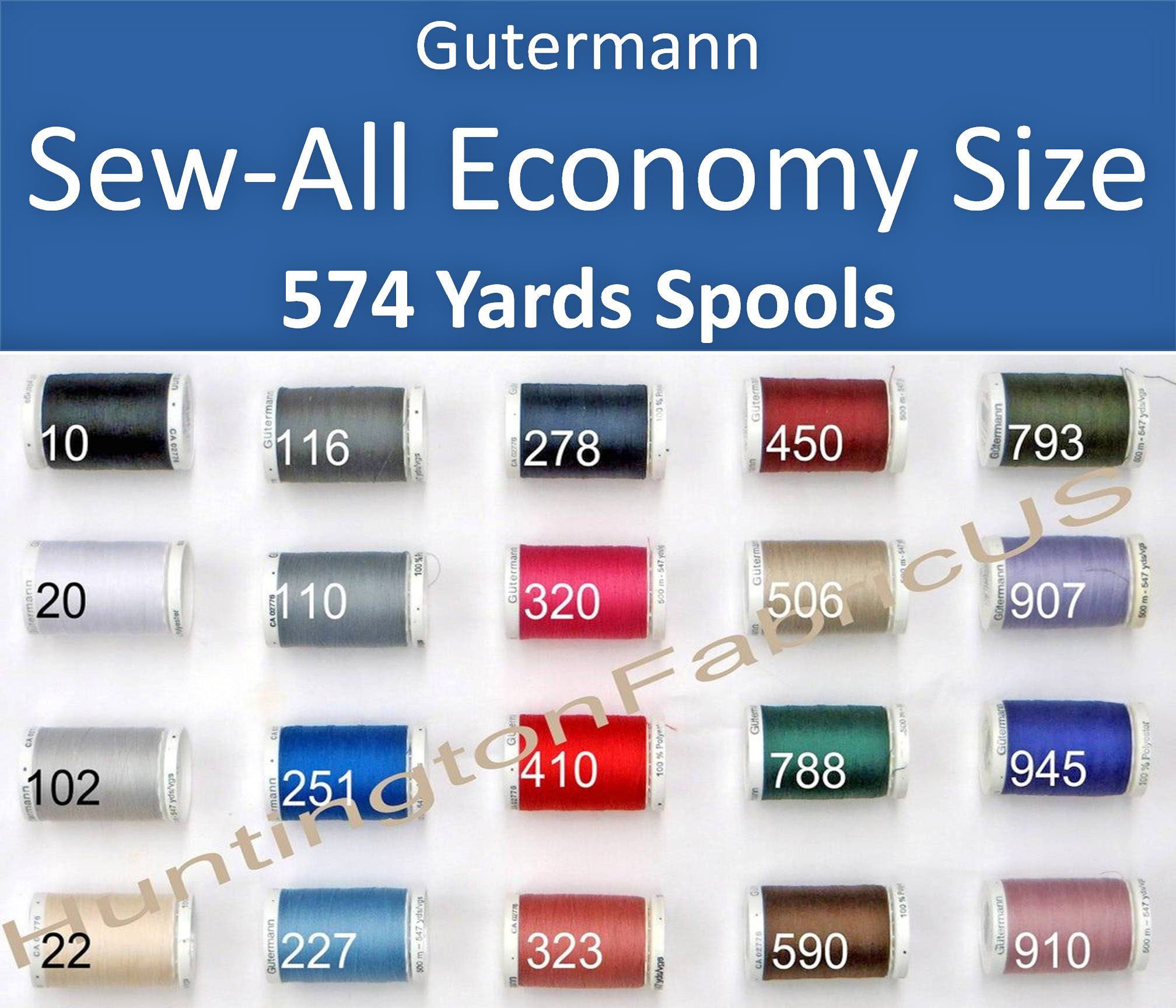 Gutermann Sew-All Thread Economy Size | Gutermann 547 yards Spools