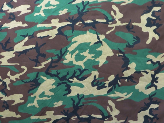 Army Camouflage Cotton Fabric by the yard | Etsy