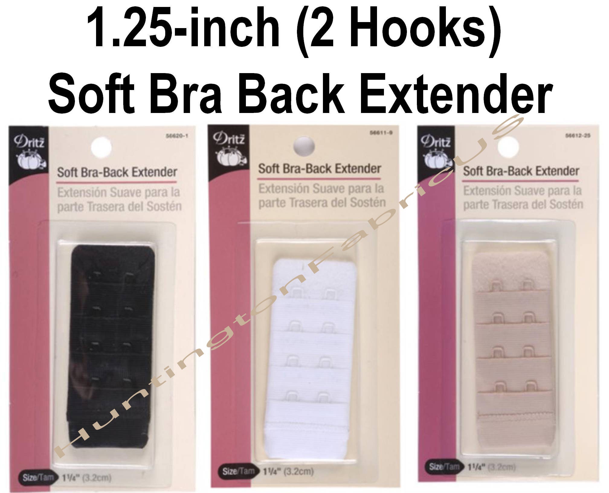 Dritz Prolunga Per Reggiseno Morbida - Bianca, 3,8 Cm, Allunga La Chiusura Di 1-3 Taglie