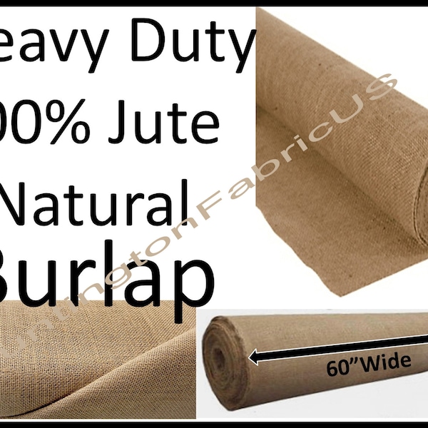 Burlap Fabric Etsy