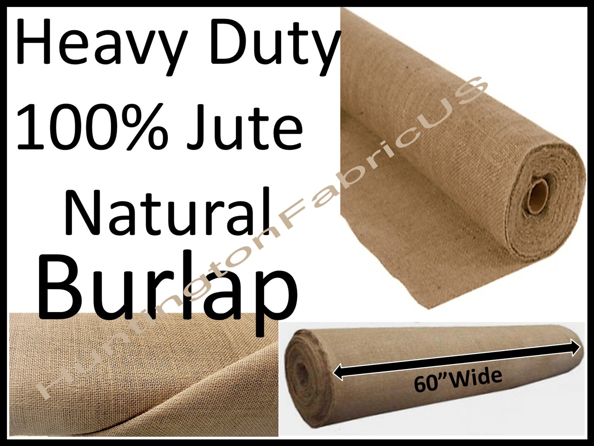 14 Wide 100 Yards 100% Natural Jute Upholstery Burlap Roll FREE