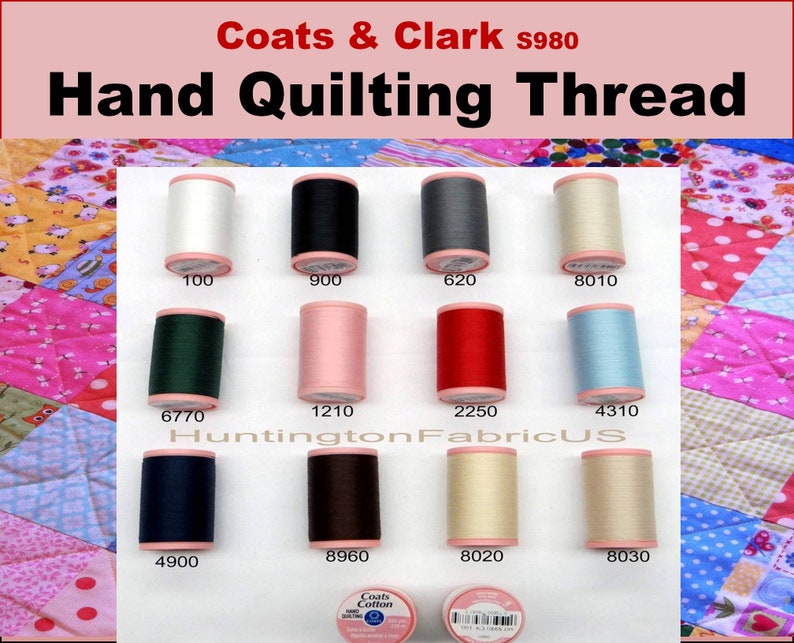 Coats & Clark S980 Hand Quilting Cotton Thread Etsy