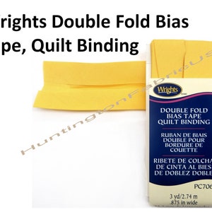 Wrights 7/8" Double Fold Bias Tape | PC706 | Quilt Bindings | All Wright's Current Colors, All In Stock, Ready for Quick Shipping bild 2
