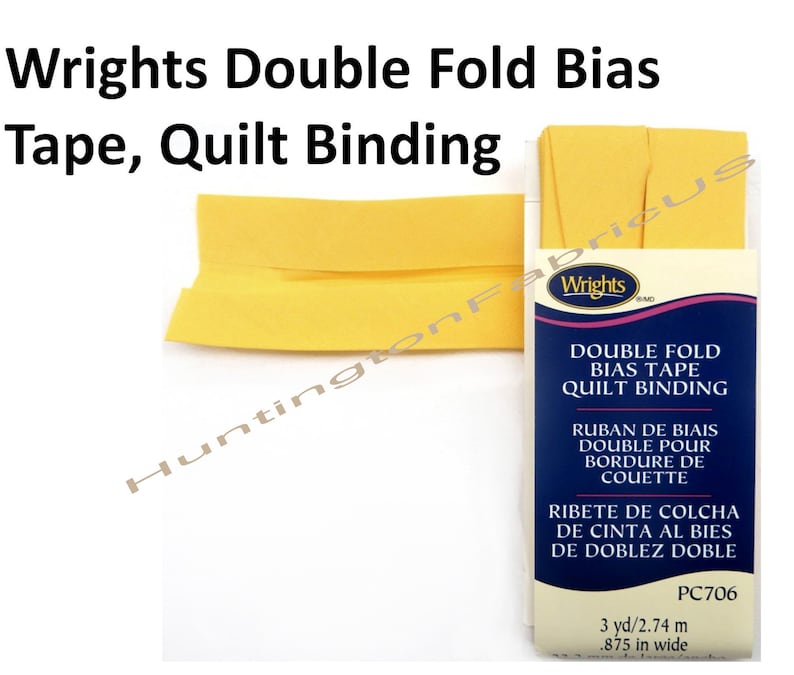 Wrights 7/8" Double Fold Bias Tape | PC706 | Quilt Bindings | All Wright's Current Colors, All In Stock, Ready for Quick Shipping bild 2