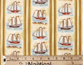 Nautical Print by Blank Quilting | 100% Cotton Fabric by the yard