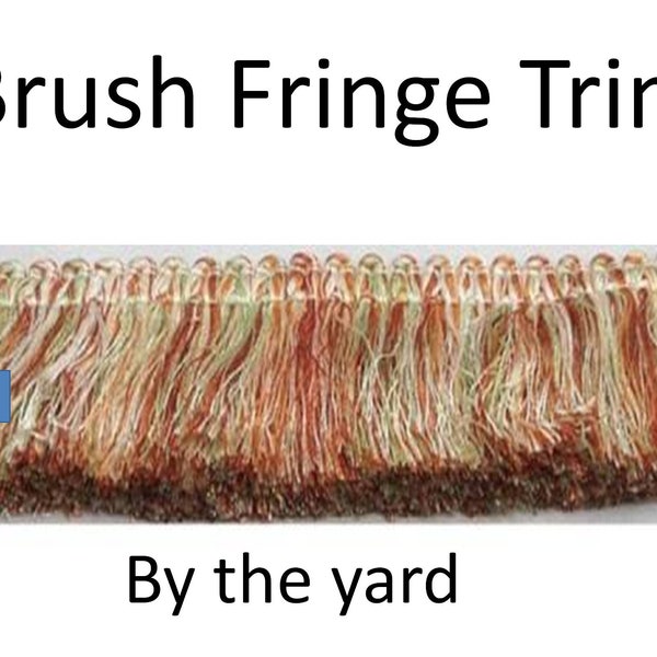 Brush Fringe Trim by the yard