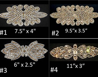 Iron-on Rhinestone Applique