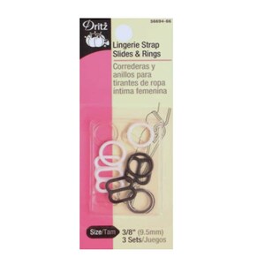 Dritz Lingerie Strap Slides & Rings