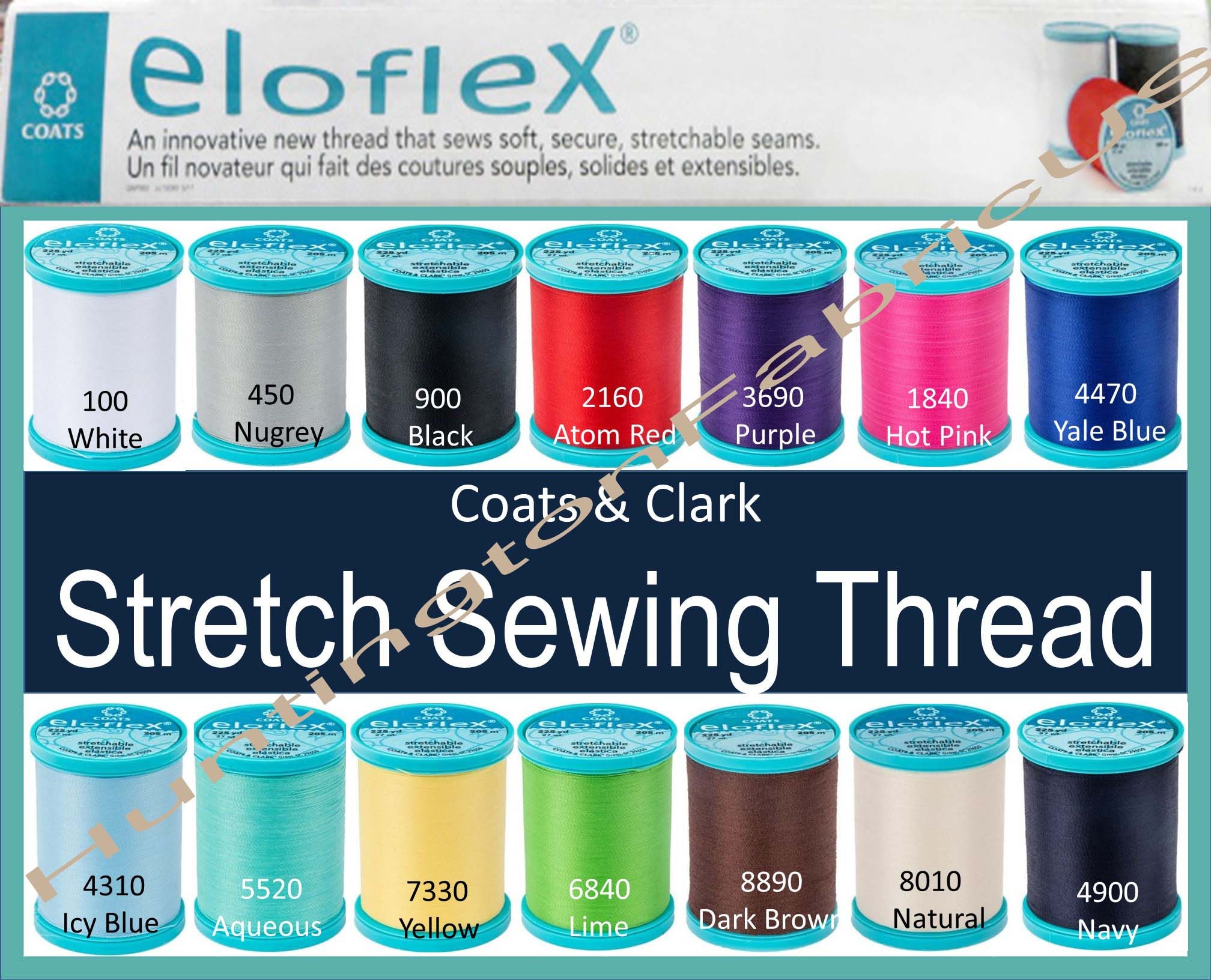 Eloflex Stretch Thread 225yd Nugrey