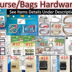 Purse Hardware | Handbag Hardware | Handbag Accessories | Handbag Loops | Handbag Rings