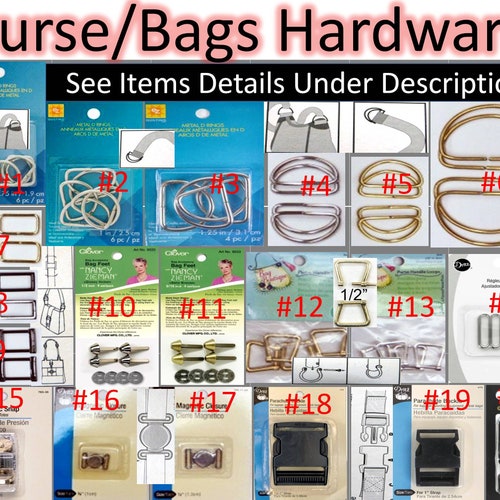 Purse Hardware Handbag Hardware Handbag Accessories Etsy