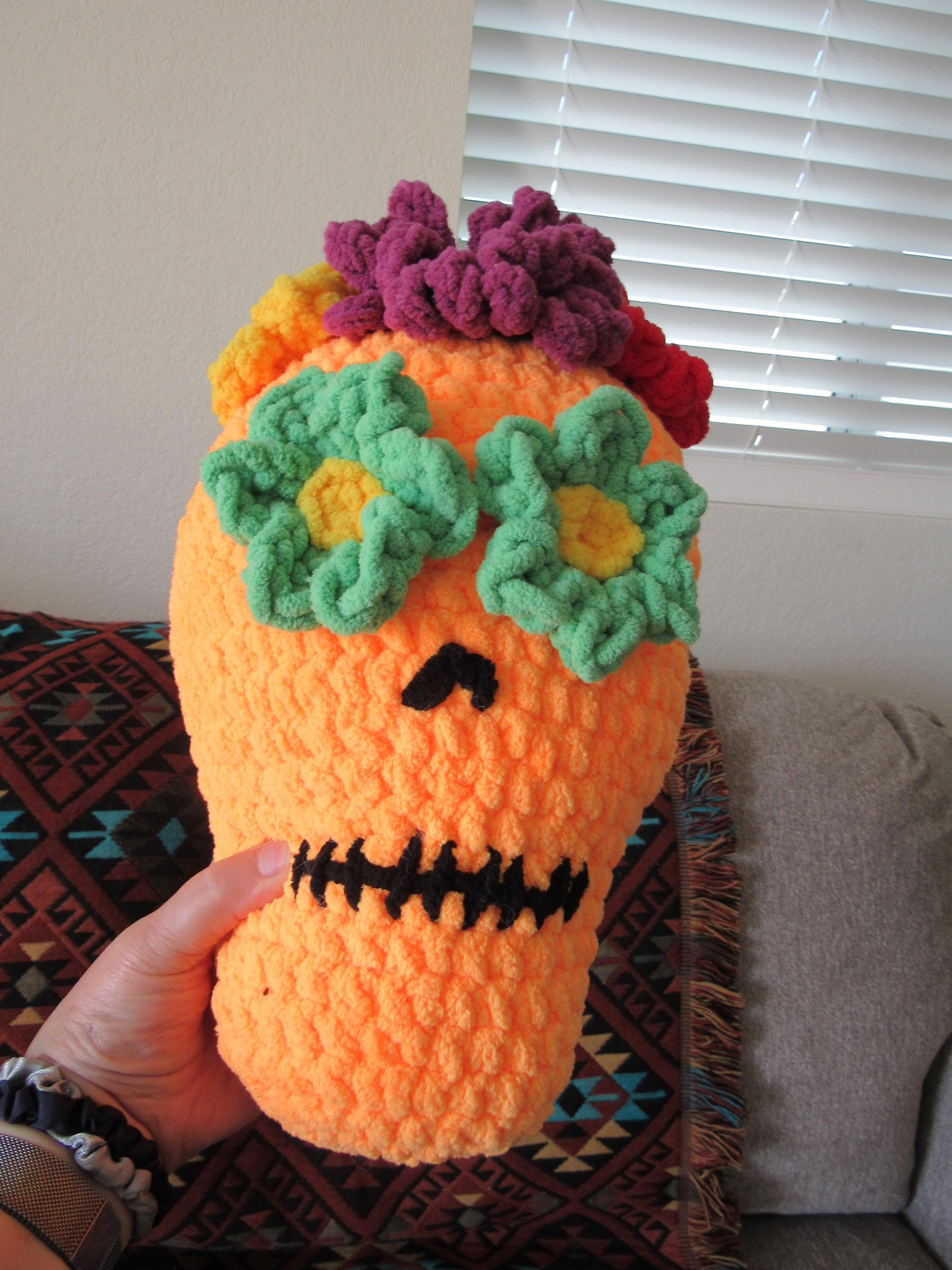 Dia de los Muertos Folk Art Handmade Cushion Cover 50cm