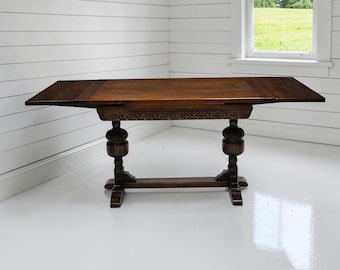 Oak Extending Dining Table Made By Jaycee Furniture Of Brighton FREE Delivery*