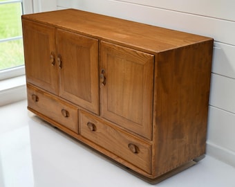 Ercol Windsor Sideboard Model Number 468 Natural Waxed Finish FREE UK Delivery