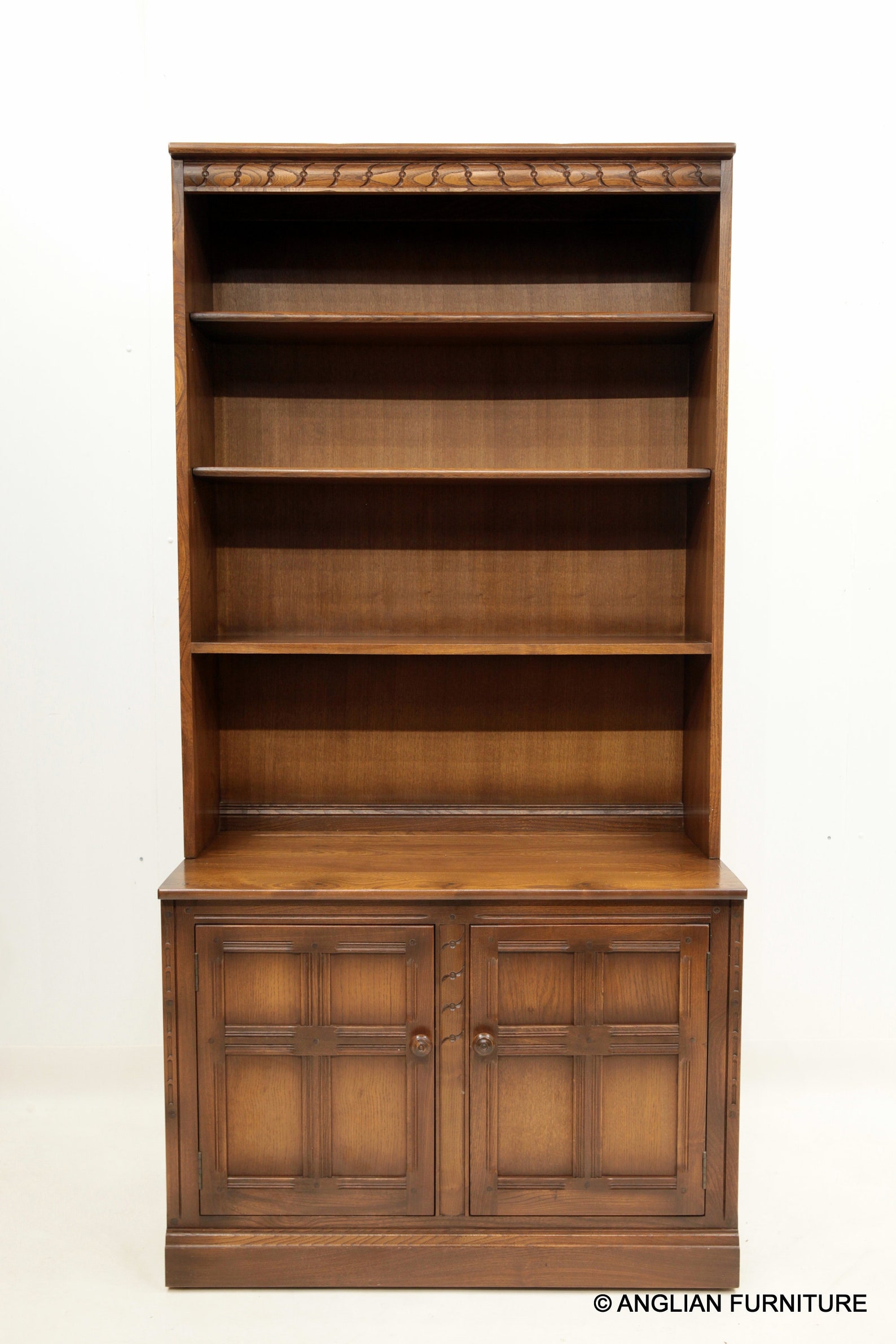 Ercol Mural Bookcase with Cupboard FREE UK Delivery Etsy