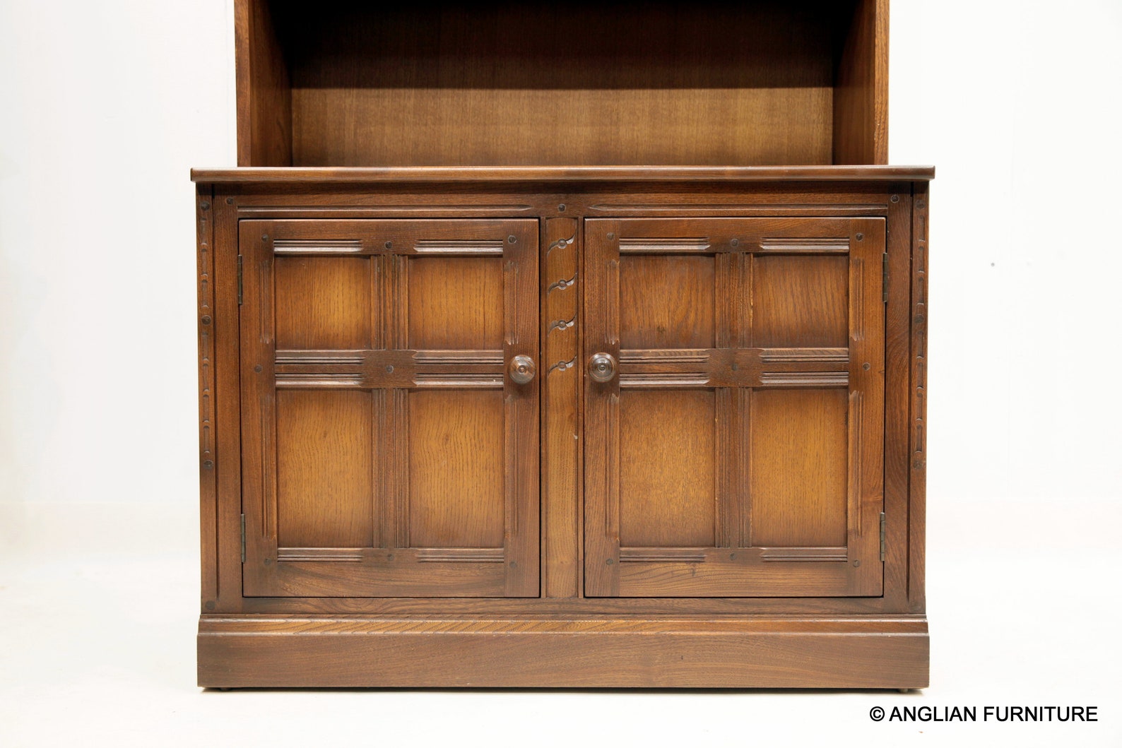 Ercol Mural Bookcase with Cupboard FREE UK Delivery Etsy