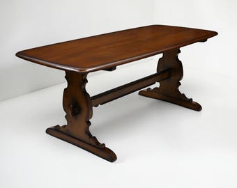 Ercol Refectory Dining Table Golden Dawn Finish #419 Plank Top FREE UK Delivery