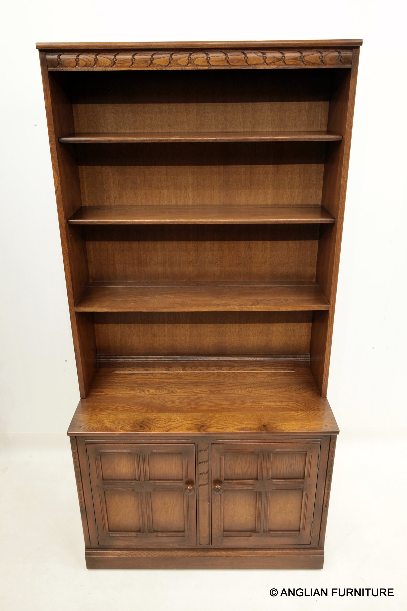 Ercol Mural Bookcase with Cupboard FREE UK Delivery Etsy